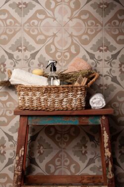 Kafelki do łazienki retro Peronda Fs 1827 Clay 22,3x22,3