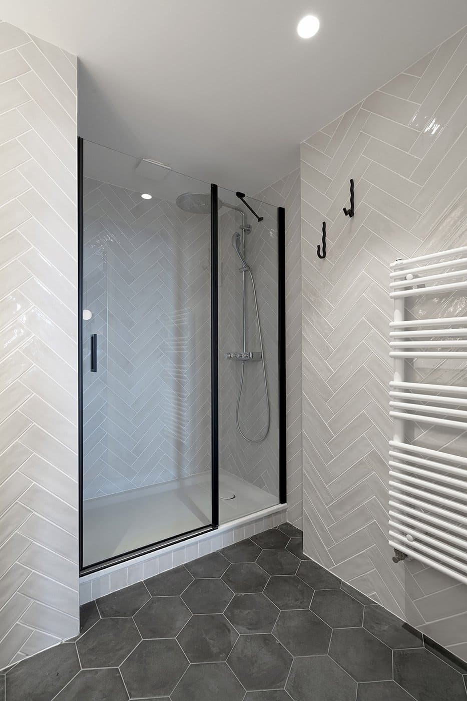 Kafelki łazienkowe ścienne 7,5x30 Marca Corona Multiforme Talco