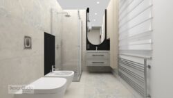 Łazienka imitacja betonu - Absolut Keramika Nusa