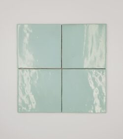 Miętowe płytki łazienkowe - Harmony NADOR MINT 13,2x13,2