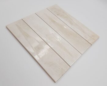 Płytki beżowe ścienne, dekor - Peronda Harmony Bari Sand Decor 6×24,6 cm. Płytki w małym formacie z błyszczącą, przetartą powierzchnią 3D.