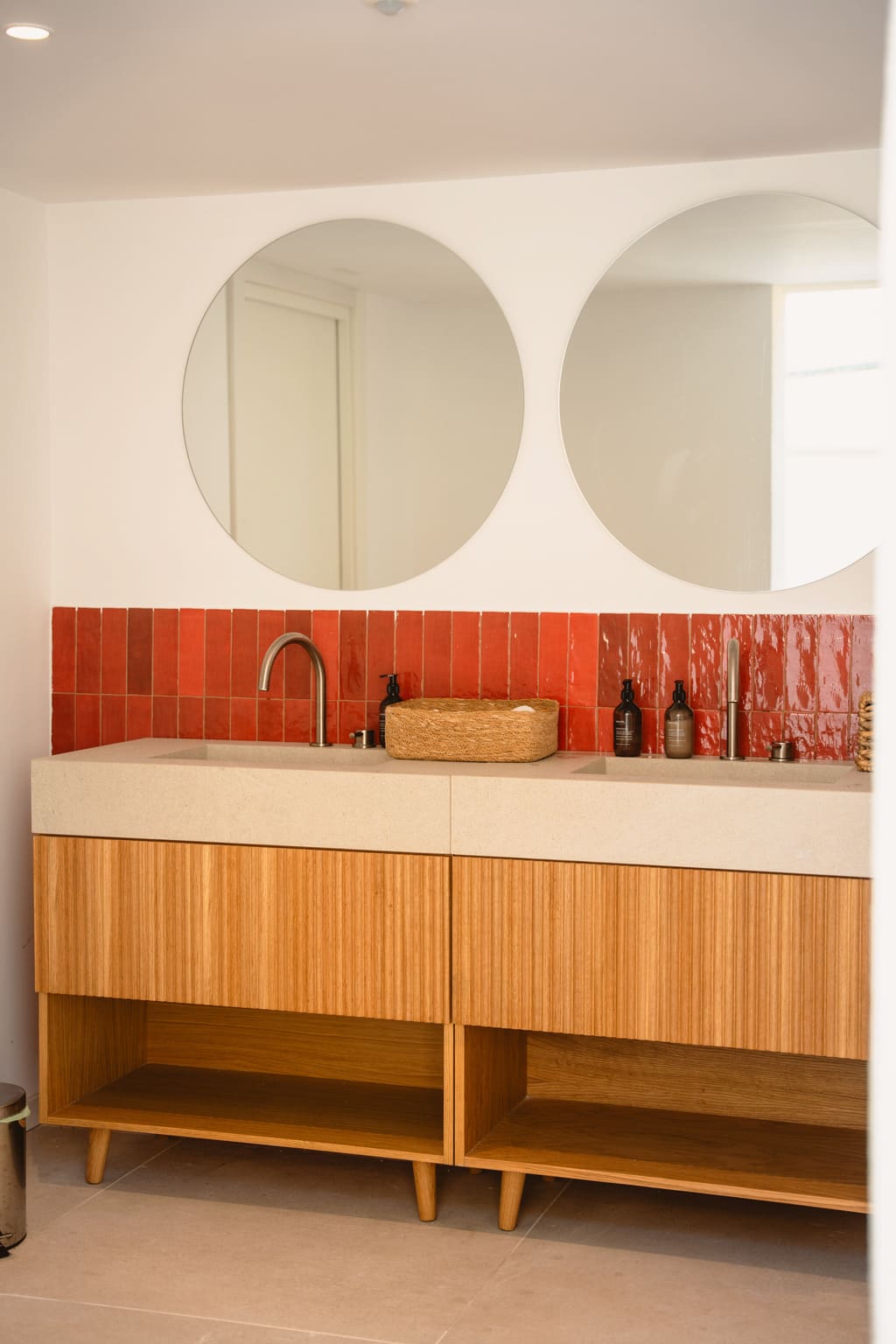 Płytki czerwone łazienkowe Harmony RIAD RED 6,5X20