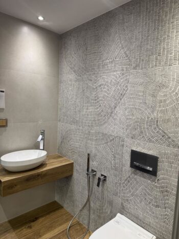 Płytki dekoracyjne łazienkowe na ścianę REFIN Fossil Grey 60x60