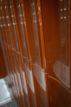 Płytki łazienkowe 3D, brązowe - Harmony BOW BROWN 15x45