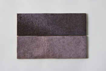 Płytki łazienkowe fioletowe - Peronda Harmony DYROY AUBERGINE 6,5×20 cm. Kafelki w różnych odcieniach koloru oberżyny.