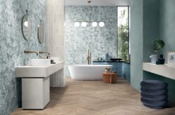 Płytki łazienkowe motyw roślinny Marca Corona Mirabilia Floral Bay 50x120