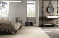 Płytki patchwork łazienka na podłodze i ścianie - CENTURY Glam canvas 80x80cm. Włoskie kafelki patchworkowe w kwadratowym formacie z matową powierzchnią.