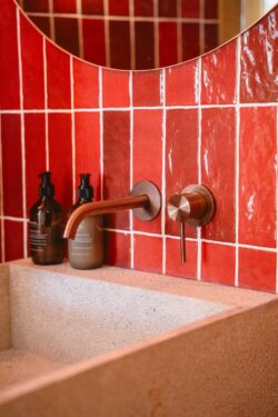 Płytki ścienne czerwone Harmony RIAD RED 6,5X20