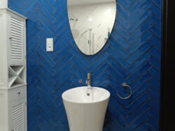 Płytki ścienne łazienkowe niebieskie - Harmony California Blue