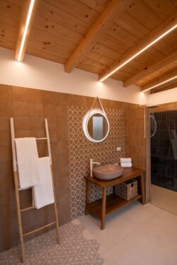 Włoskie płytki łazienkowe podłoga ściana Marca Corona Terracreta