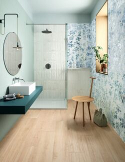 Wystrój łazienki motyw roślinny Marca Corona Mirabilia Floral Clouds 50x120