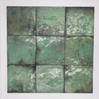 Harmony Legacy green 15x15 - Kwadratowe płytki na ścianę, zielone