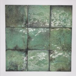 Harmony Legacy green 15x15 - Kwadratowe płytki na ścianę, zielone