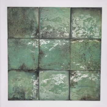 Harmony Legacy green 15x15 - Kwadratowe płytki na ścianę, zielone