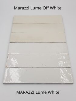 Marazzi Lume White Off, Marazzi Lume White - porównanie dwóch białych odcieni