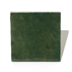 Marazzi Crogiolo Zellige m5qs 10x10 cm - zielona płytka w kwadracie