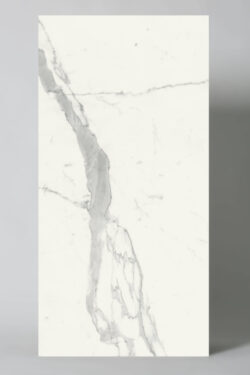 Białe płytki marmur połysk z szarą żyłką Marca Corona Scultorea Statuario Vena Argento 60x120 J648