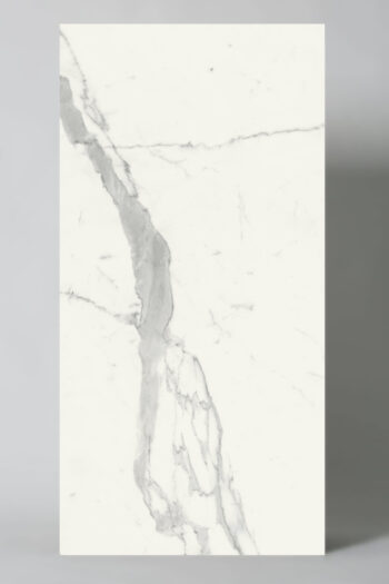 Białe płytki marmur połysk z szarą żyłką Marca Corona Scultorea Statuario Vena Argento 60x120 J648