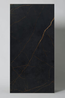 Czarne płytki ala marmur FLAVIKER Supreme Evo Noir laurent antic 3D 60x120