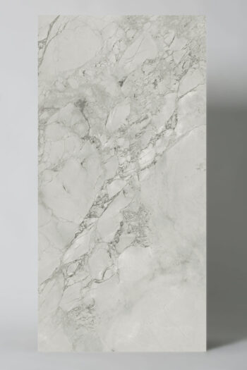 Marca Corona Scultorea Foam Grey Reflex 60x120 J442 Płytki imitacja szarego marmuru połysk