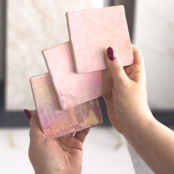 Różowe płytki kwadratowe Life Ceramica JOY Rose 10X10