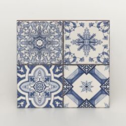 Fabresa Aragon Blue Decor Mix 20x20 Mate płytki patchworkowe