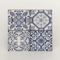 Fabresa Aragon Blue Decor Mix 20x20 Mate płytki patchworkowe