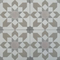 Harmony Doha Taupe Flower SP 22,3x22,3 - Płytki we wzory do kuchni