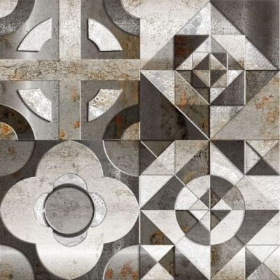 Hiszpańskie płytki patchwork - Absolut Keramika Baffin decor lappato 60x60