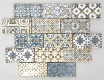 Kafelki patchwork małe cegiełki na ścianę Absolut Universal Sintra 7,5x15