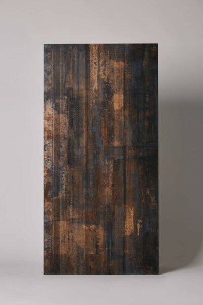 Płytki dekoracyjne - CENTURY Fusion power rust 60x120cm. Włoskie płytki patchwork na ścianę lub podłogę, imitujące drewno. Płytki dekoracyjne do salonu.
