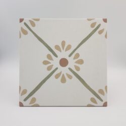 Harmony Provenza Green Flower 22,3x22,3 - Płytki patchwork