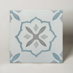 Płytki rustykalne - Peronda Harmony SIROCCO BLUE CROSS 22,3x22,3 cm. Kwadratowe kafelki ceramiczne z odcieniem niebieskiego i szarego na podłogę i ścianę, SIROCCO BLUE CROSS do kuchni i salonu.