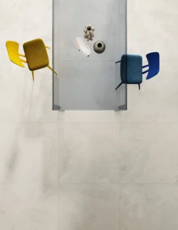 Gres 60x60 imitujący łupek jasnoszary podłoga Caesar Slab2 Ice