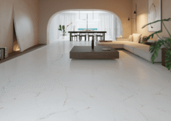 Płytki podłogowe marmur ze złotą żyłką - Museum DUAL WHITE