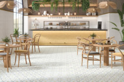 LLEVANT YELLOW FLOWER LT 22,3x22,3 płytki podłogowe ze wzorem patchwork