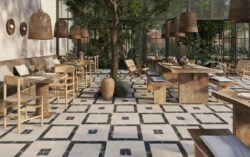 FS Brush Line 22,3x22,3 - płytki podłogowe, szare