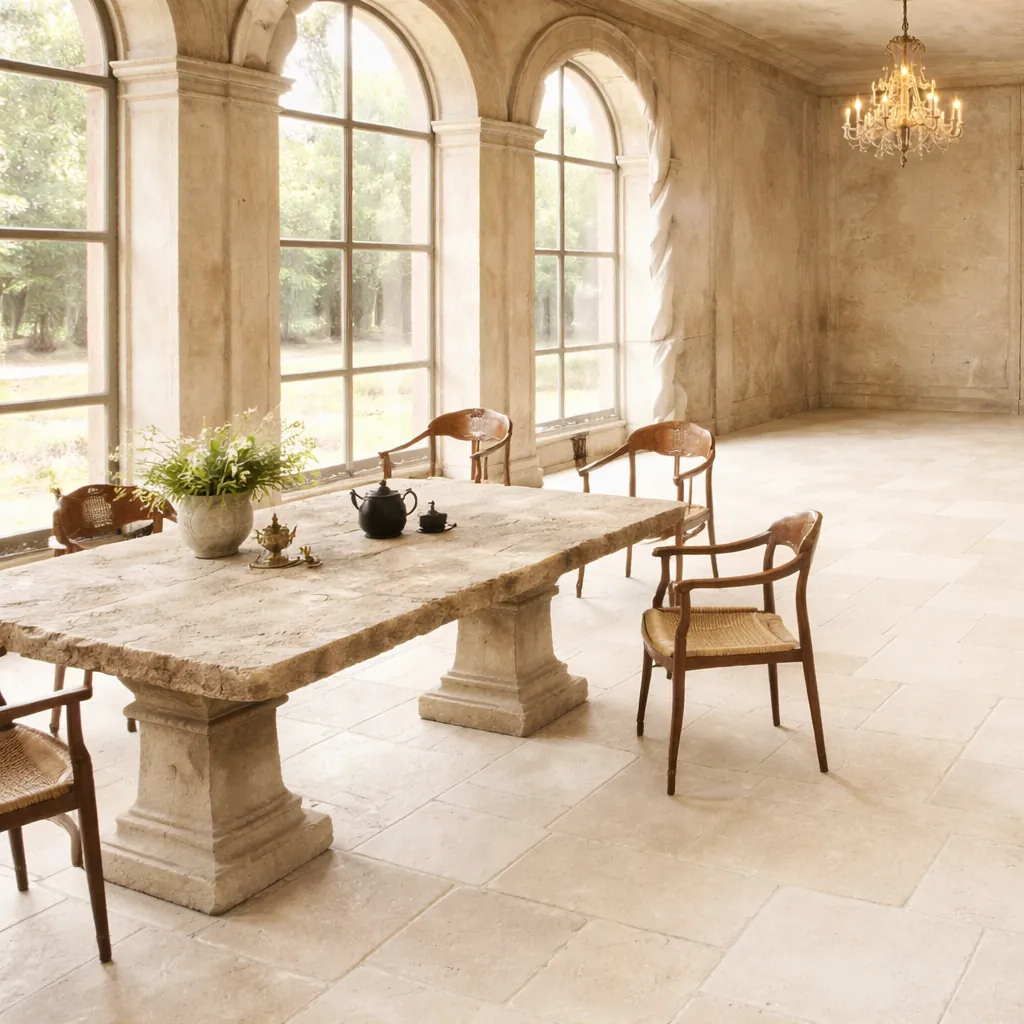 Płytki modułowe, układanka rzymska, podłogowa - Cerdomus Sstuni Avorio