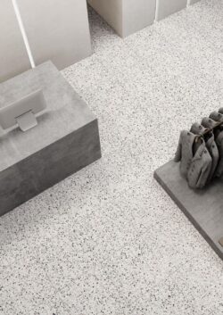 Płytki podłogowe lastryko - CERAMICHE PIEMME Venetian Marble Rainbow 60x60 cm. Podłoga we włoskich płytkach terrazzo.