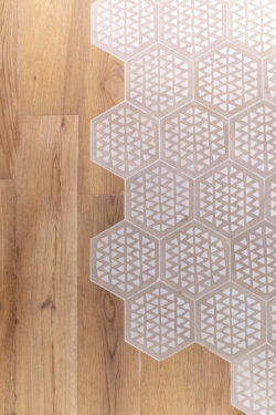 Marca Corona Terracreta INTARSIO ARGILLA 25X21,6 płytki heksagonalne dekoracyjne