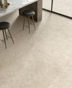 Unicom Starker Blooming Stone Sunny Beige 120x120 płytka beżowy kamień na podłodze