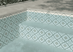 Płytki w stylu rustykalnym - Harmony SIROCCO GREEN PETALS 22,3x22,3