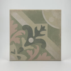 Płytki ze wzorem retro Peronda FS 1827 Sage 22,3x22,3