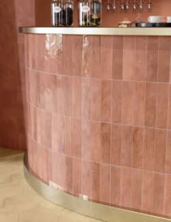 Płytki ceramiczne różowe Marca Corona Miniature Soda Rosa Corallo 6x24