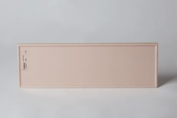 Płytki ceramiczne różowe - Peronda Harmony RIM PINK 15x45 cm. Fliza bazowa, różowa na ścianę z błyszczącą powierzchnią oraz wystającymi krawędziami 3D.