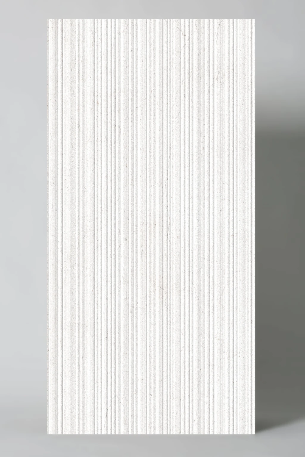 Płytki ścienne ryflowane Museum NUMEN WHITE WALL DEC SP/60X120X1,2/C/R