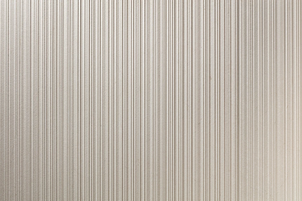 Ryflowane płytki na ścianę jasnoszare Museum NUMEN WHITE WALL DEC SP/60X120X1,2/C/R