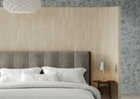 Płytki cegiełki kaszmirowe ścienne satynowe Marca Corona Miniature Cera Cashmere Melato 6X24 J424. Włoskie kafelki gresowe.