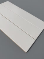 Białe matowe płytki ścienne Absolut Keramika Michigan White Flat 7,5x38