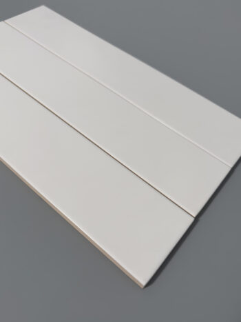 Białe matowe płytki ścienne Absolut Keramika Michigan White Flat 7,5x38